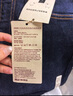 無印良品（MUJI）女式 彈力 牛仔 喇叭褲 (股下77cm) 女款褲子春季丹寧回潮 深藏青色 23inch 155/58A 曬單實(shí)拍圖