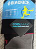 黑冰（BLACKICE）coolmax襪子男女同款戶外運(yùn)動(dòng)徒步吸濕排汗 中幫襪-黑色 L 曬單實(shí)拍圖