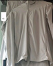 京東京造【UPF400+】防曬衣男士夏季外套原紗涼感冰絲男女同款 淺咖灰 2XL 曬單實(shí)拍圖