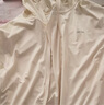 覓橘防曬衣原紗正肩帽檐款女防曬服夏季薄冰絲寬松輕薄透氣涼感外套 曬單實拍圖