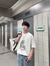 BJHG陳赫同款不計(jì)后果 小貓t恤短袖男款夏季美式新款潮牌情侶半袖上衣 石膏白 M 曬單實(shí)拍圖