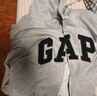 Gap【情人節(jié)】男女裝春季新款字母拉鏈連帽衛(wèi)衣寬松外套美版868454 灰色 S 美碼 M亞洲碼175/92A 曬單實(shí)拍圖