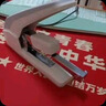 得力（deli）【超級爆款】60頁省力厚層大訂書機/訂書器 適配23/6~23/10訂書釘 白色0465 曬單實拍圖