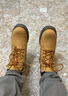 CAT卡特經(jīng)典大黃靴馬丁靴男鞋牛皮面固特異戶(hù)外工裝靴P725756P1EDC25 經(jīng)典款 44 曬單實(shí)拍圖