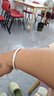 唯一（Winy）滿天星銀手鐲純足銀9999女生日七夕情人節(jié)禮物送女朋友老婆實(shí)心 滿天星手鐲20克±1 曬單實(shí)拍圖