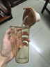 奶爸爸（Nicepapa）翻蓋吸管奶瓶一歲以上大寶寶300ml斷奶奶瓶寬口徑耐摔PPSU吸管杯 曬單實(shí)拍圖