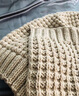 趣木也8股情人棉圍巾手工diy織圍巾八股牛奶棉圍巾毛線(xiàn)編織勾線(xiàn)專(zhuān)用手織 卡其白單團 曬單實(shí)拍圖