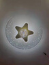 簡約現(xiàn)代溫馨浪漫公主滿天星臥室燈兒童房led護(hù)眼星星月亮吸頂燈 白色-50cm-40W三色變光 曬單實拍圖