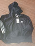阿迪達斯（adidas）官方網(wǎng)艦店男裝 秋季新款運動服梭織連帽防風(fēng)透氣運動夾克外套 FL6964/黑色/薄款 M 曬單實拍圖