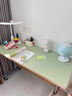 龍博士（LONGBOSHI）學(xué)生書(shū)桌墊兒童學(xué)習電腦課桌桌布寫(xiě)字臺面專(zhuān)用墊子超大硅膠保護墊 護眼硅12-碧空綠【學(xué)習護眼 學(xué)生寫(xiě)字】 40X80cm/1.5cm圓角 曬單實(shí)拍圖