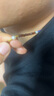 中國黃金（CHINA GOLD）轉運珠黃金手鏈女足金手飾紅手繩七夕情人節禮物送女朋友老婆生日 足金碎銀幾兩手鏈-紅繩 曬單實(shí)拍圖
