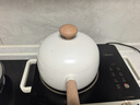 BESCO小奶鍋不粘鍋嬰兒輔食鍋陶瓷無(wú)涂層寶寶熱奶鍋帶蒸籠煮面鍋煮奶鍋 淺手柄奶鍋【內(nèi)外不粘】 20cm 曬單實(shí)拍圖