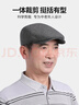 恒源祥中老年男士春秋休閑前進(jìn)帽薄款透氣復(fù)古爸爸爺爺鴨舌帽 深灰色 曬單實(shí)拍圖