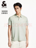 杰克·瓊斯（JACK&JONES）夏季男士短袖POLO衫合集 礦物灰 常規(guī) 225206010C57 L 曬單實拍圖