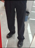 GXG男裝針織休閑褲運(yùn)動褲男長褲24年夏季 黑色 M/30碼 曬單實(shí)拍圖