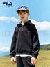 FILA斐樂(lè )兒童童裝加絨衛衣2025年冬季新款男童女童套頭翻領(lǐng)上衣 曬單實(shí)拍圖