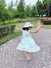 La Chapelle拉夏貝爾女童連衣裙2025新款洋氣兒童夏裝漸變色公主裙女寶寶裙子 藍(lán)色 140 建議身高131-140cm 曬單實(shí)拍圖