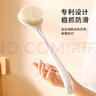 Creative art洗澡刷搓背刷 洗澡神器軟毛長柄沐浴刷搓澡刷搓澡神器后背搓澡巾 曬單實拍圖
