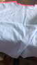 柒十念寬松休閑女裝夏季新款七分袖仿棉麻上衣半袖T恤女 深粉 【A022單件裝】 4XL 【建議170-200斤內(nèi)】 曬單實拍圖