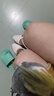 啄木鳥品牌真皮單鞋女2025夏季新款一字扣帶包頭涼鞋百搭粗跟軟底高跟鞋 米白色 35 曬單實(shí)拍圖