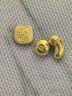 賽菲爾足金999.9十二生肖蛇金豆黃金投資金塊生肖金條 生肖蛇 約1克 曬單實拍圖