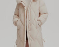 VEROMODA七夕禮物羽絨服24冬新款90絨可拆狐毛皮領(lǐng)長款羽絨服324412023 淡粉色 165/84A/M 曬單實(shí)拍圖
