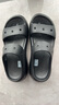 卡駱馳（crocs）泡芙?jīng)鲂蓍e鞋厚底拖鞋戶外洞洞鞋沙灘涼拖 M5W7 曬單實拍圖