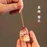 貝意品手機裝飾菩提炭燒招財貓爪手機鏈掛繩吊墜可愛女精致手機殼鑰匙扣情侶掛件 曬單實拍圖