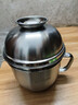 美廚（maxcook）不銹鋼飯盒 快餐杯碗學(xué)生飯盒 泡面碗泡面杯 二層14cm MCFT047 曬單實(shí)拍圖