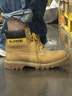 卡特卡特大黃靴馬丁靴工裝靴男鞋明星款男士經(jīng)典大黃靴 曬單實(shí)拍圖