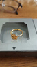周大福 方糖足金黃金戒指(工費(fèi)380)11號(hào) 約2.90g F233239七夕禮物 曬單實(shí)拍圖