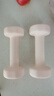 Keep 彩色浸塑啞鈴 男女家用家庭健身肌肉塑形手臂輕重量櫻粉 1kg*2 曬單實(shí)拍圖