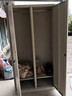 鯨仕鋼制更衣柜員工柜鐵皮柜帶鎖浴室換衣柜多門柜工廠鞋柜碗柜儲物柜 二門更衣柜 【破損包賠】 0.3mm 曬單實拍圖