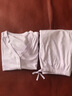舒雅【零碳萊賽爾】女士V領(lǐng)親膚睡衣七分袖長褲家居服套裝 曬單實(shí)拍圖