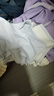 多妙屋女童短袖T恤兒童上衣夏裝大童polo衫洋氣打底衫 81351藍(lán)色 150  曬單實(shí)拍圖
