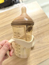 奶爸爸（Nicepapa）PPSU翻蓋奶瓶240ML奶瓶寬口徑寶寶吸管奶瓶十字M碼（7-10個(gè)月） 曬單實(shí)拍圖