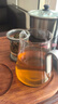 尚明玻璃內(nèi)膽磁旋飄逸杯泡茶壺茶水分離過濾沖茶具套裝家用辦公沏茶壺 槍黑色800ml+2個(gè)品茗杯 曬單實(shí)拍圖