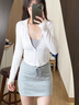浪莎運(yùn)動(dòng)短裙女春夏2025新款高腰a字修身顯瘦包臀裙小個(gè)子半身裙 淺銀灰【防走光涼感顯瘦】 S 曬單實(shí)拍圖