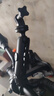摩多狼（MOTOWOLF）摩托車(chē)行車(chē)記錄儀支架GOPRO固定架摩旅騎行運動(dòng)相機直播云臺架子改裝配件 鏡座款（雙頭360°旋轉）【鋁合金桿架】 曬單實(shí)拍圖