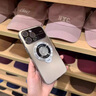 曼爾【音量防塵孔】適用蘋果16手機(jī)殼iPhone16promax磁吸大視窗一體支架殼ip15鏡頭膜全包保護(hù)套14pm 【沙漠色鈦金屬】全新磁吸支架-解放雙手-不粘指紋 iPhone 16 Pro Ma 曬單實(shí)拍圖