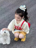 G.DUCKKIDS童裝女童套裝夏季新款兒童服裝女大童夏裝洋氣女孩衣服短袖兩件套 灰色格子gcasqik 140 身高130-140cm年齡9-10歲 曬單實(shí)拍圖