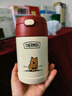 膳魔師（THERMOS）兒童復(fù)古316L不銹鋼寬口保溫燜燒杯燜燒罐食物罐帶餐包餐勺TCFG 曬單實(shí)拍圖