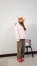 明摩秋MM羽絨服女短款韓版面包服外套冬寬松2024年新款學(xué)生中戲 淡粉色 S 曬單實(shí)拍圖