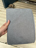 BUBM 筆記本電腦內膽包 加絨減震內襯收納包 蘋(píng)果華為聯(lián)想小米筆記本電腦保護套 帶隔層 灰色13.3英寸 曬單實(shí)拍圖