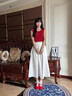 平底黃色德訓(xùn)鞋女2025新款春季復(fù)古百搭休閑運(yùn)動(dòng)鞋爆款阿甘鞋板鞋 紅色 36 曬單實(shí)拍圖