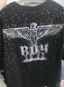BOY LONDON【滿天星】春夏男女同款短袖漸變燙鉆印花時(shí)尚T恤N01107 黑色 L 曬單實(shí)拍圖