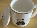 MULTIPOTENT茶杯玉瓷會(huì)議杯陶瓷帶蓋辦公杯描金熊貓杯 精美伴手禮盒套裝 曬單實(shí)拍圖
