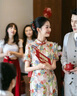 歌芭杉（GEBASHAN）品牌女裝新品復古印花旗袍連衣裙女裝2025新款高腰顯瘦包臀裙女 圖片色 M 曬單實拍圖