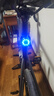 洛克兄弟（ROCKBROS）自行車尾燈USB充電騎行安全夜騎車燈警示燈公路山地車尾燈配件 七色尾燈Q1 MAX（剎車尾燈  ） 曬單實(shí)拍圖