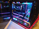 華碩（ASUS）ROG GR701創(chuàng)世神 白色機箱吹雪 EVA系列定制 UV噴繪改色全塔主題定制機箱 翻毛皮定制ARGB全套燈板 RO姬【黑機箱+全套UV燈板】現(xiàn)有方案定制 曬單實拍圖